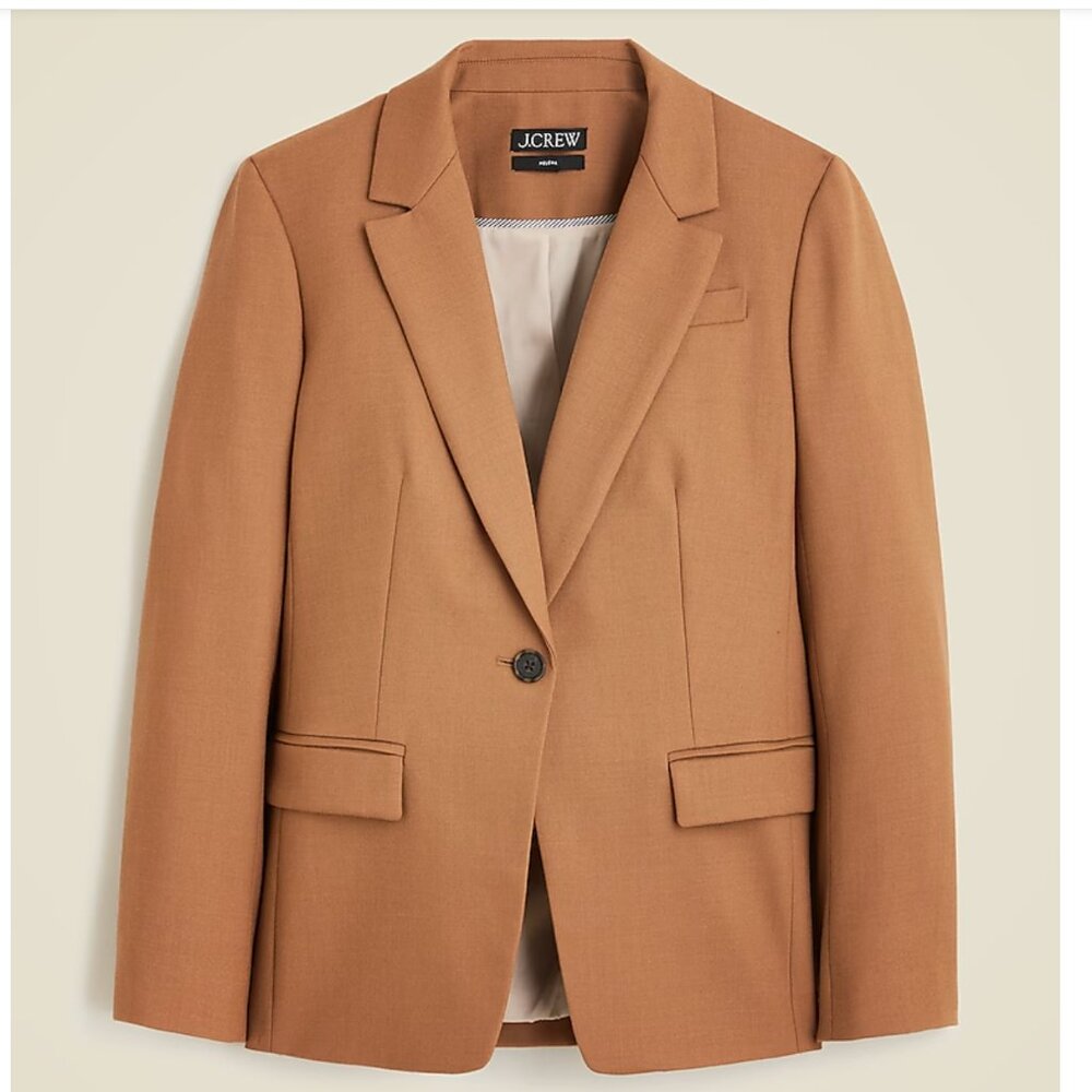 J Crew Helena wool flannel blazer SOLD OUT ONLINE & IN STORES!!